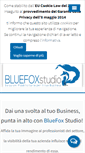 Mobile Screenshot of bluefoxstudio.it